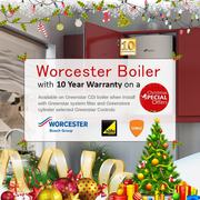 Get Worcester Boiler with 10 year warranty – Christmas offer
